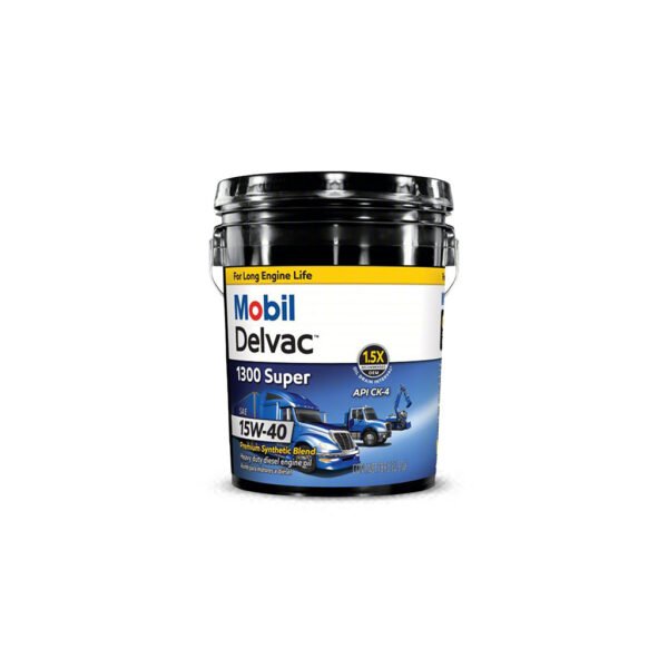 MOBIL DELVAC 15W40 CK-4 DIESEL MOTOR OIL 5 GALLON PAIL