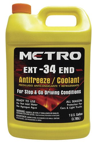 METRO EXTENDED LIFE ORANGE 50/50 ANTIFREEZE 1 GALLON