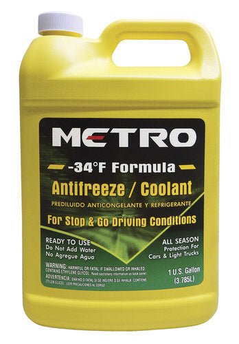 METRO GREEN 50/50 ANTIFREEZE 1 GALLON