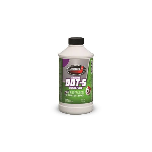 JOHNSEN DOT 5 SILICONE BRAKE FLUID   - 12 OZ