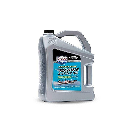 LUCAS SYNTHETIC 2-CYCLE SNOWMOBILE OIL 128 OZ