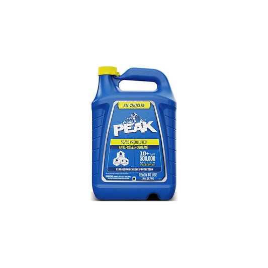 PEAK ALL VEHICLES YELLOW 50/50 ANTIFREEZE 6/1 GALLON (PKPB53)