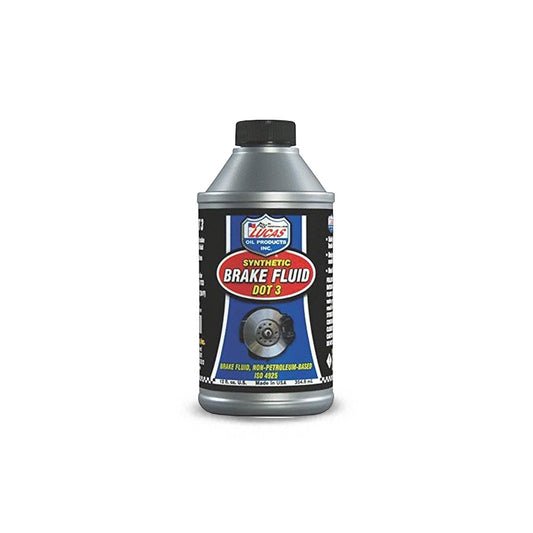 LUCAS SYNTHETIC BRAKE FLUID DOT 3 12 OZ