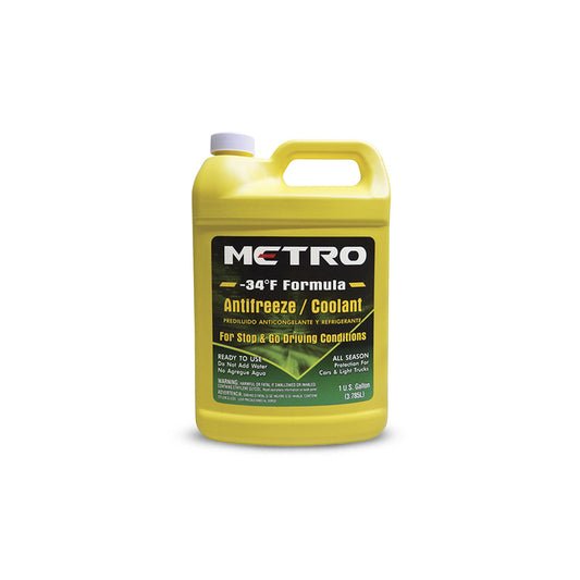 METRO GREEN FULL STRENGTH ANTIFREEZE 6/1 GALLON