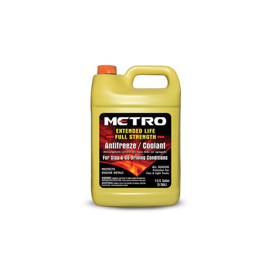METRO RED FULL STRENGTH ANTIFREEZE 6/1 GALLON